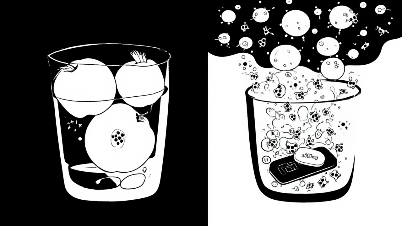 Comparison of food sources vs. supplement of quercetin with differing molecular impact.