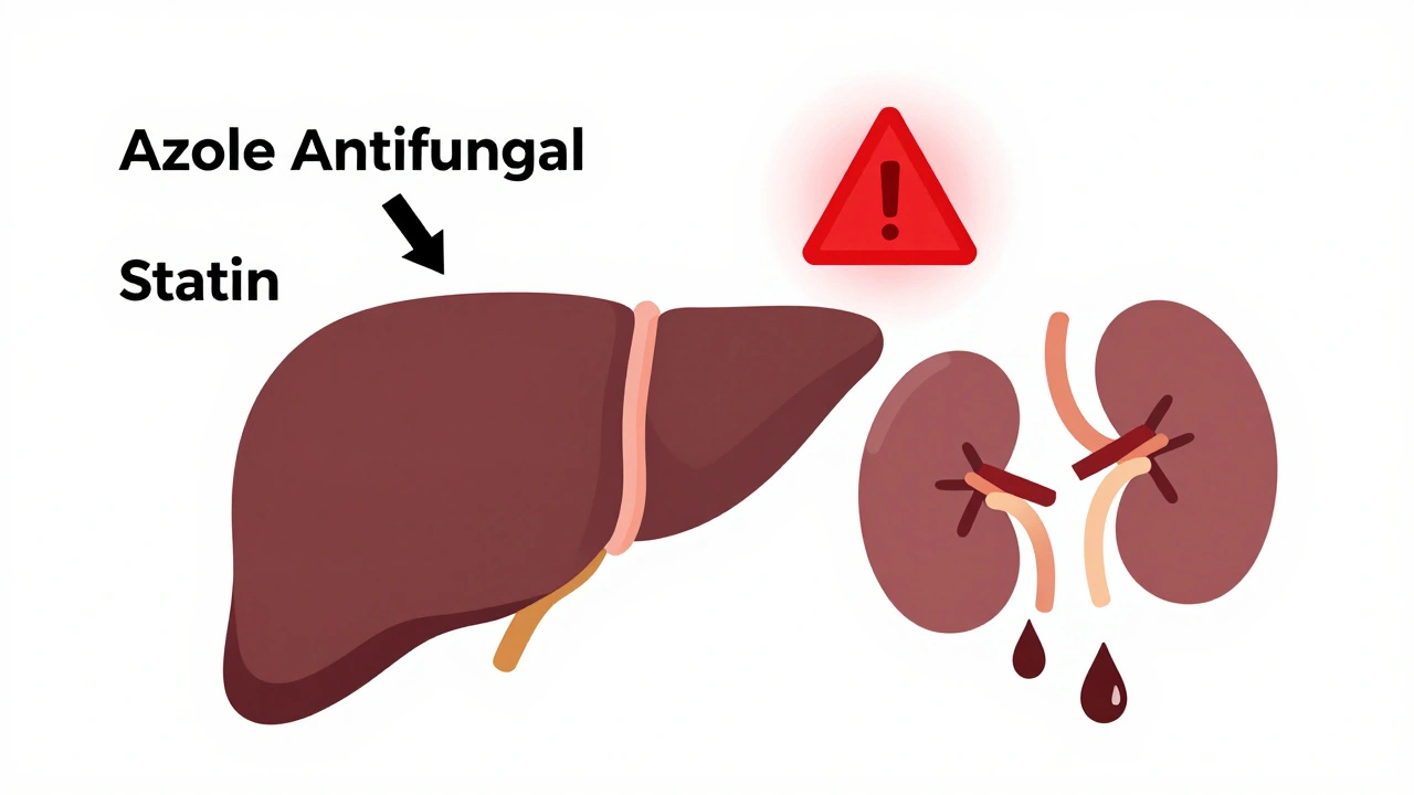 Systemic Antifungals: High-Risk Interactions with Statins and Immunosuppressants