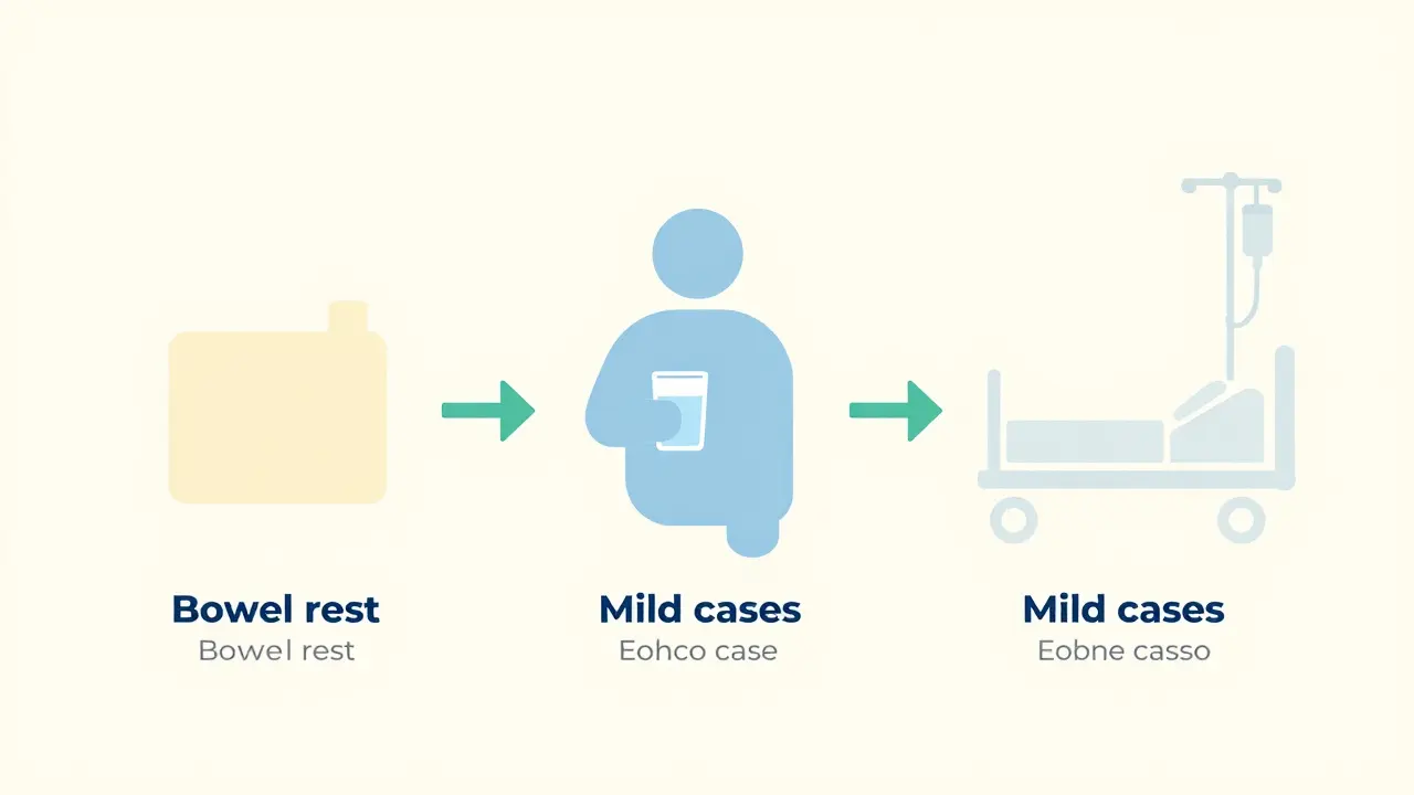 Rest and hydration versus hospital care for treatment