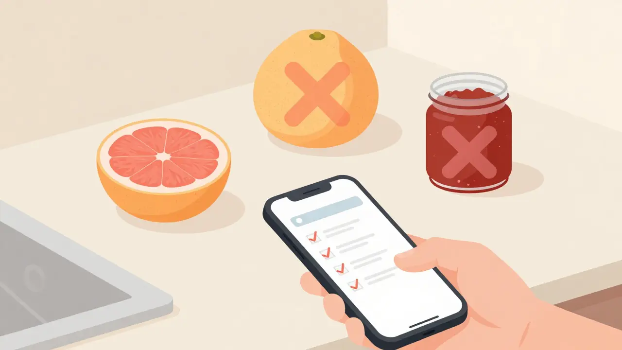 Grapefruit, pomelo, and marmalade marked as hidden risk sources
